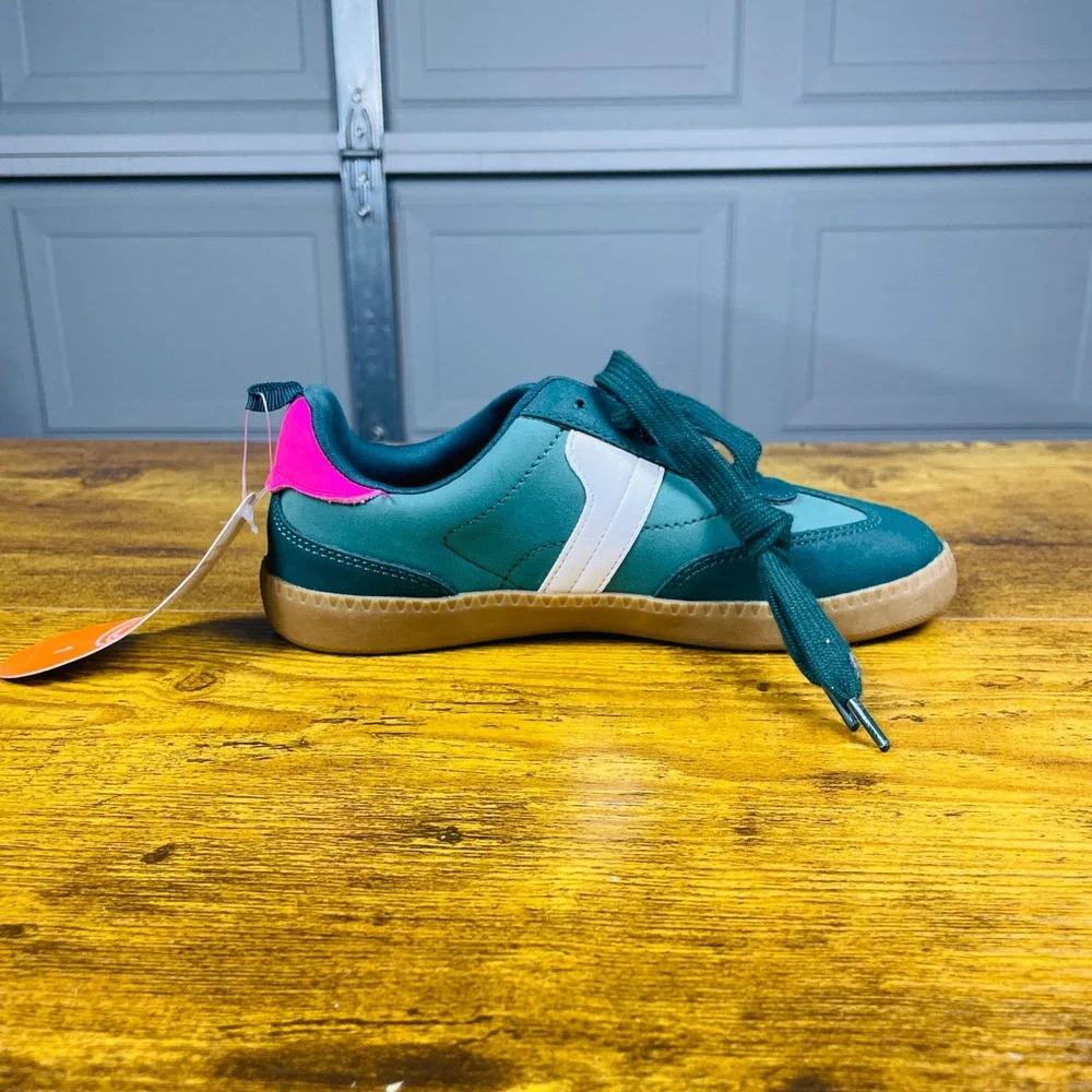 Wonder Nation Soccer Sneakers Kids 1 Green New Memory Foam WMGMWN44FM066